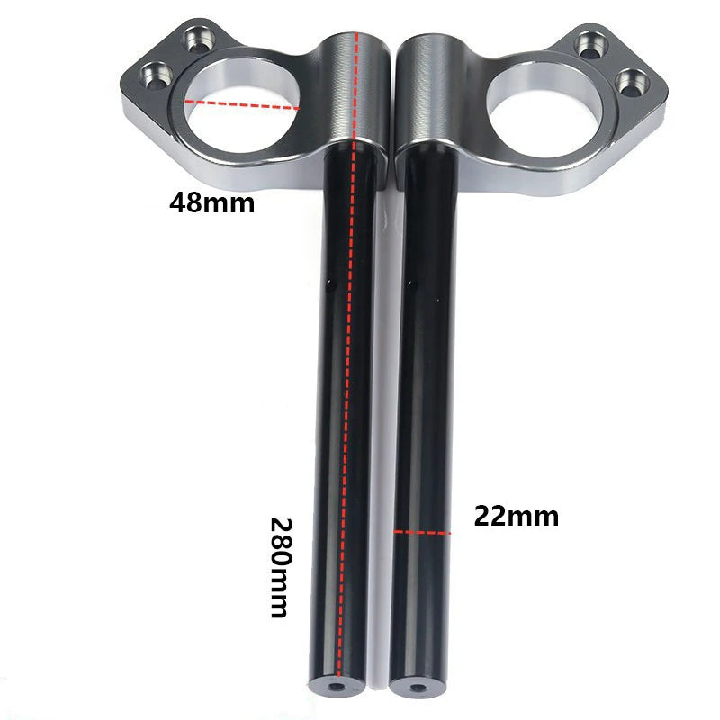 Зажим для руля Loncin VOGE 300RR, ретро разделённый руль, съемный