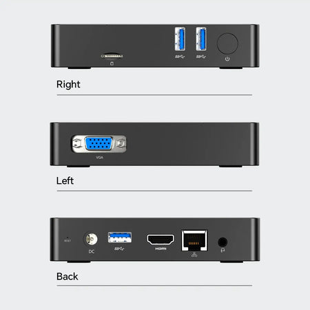 Teclast N10 Mini PC Windows 11 Pro 6GB RAM 128GB ROM N4000