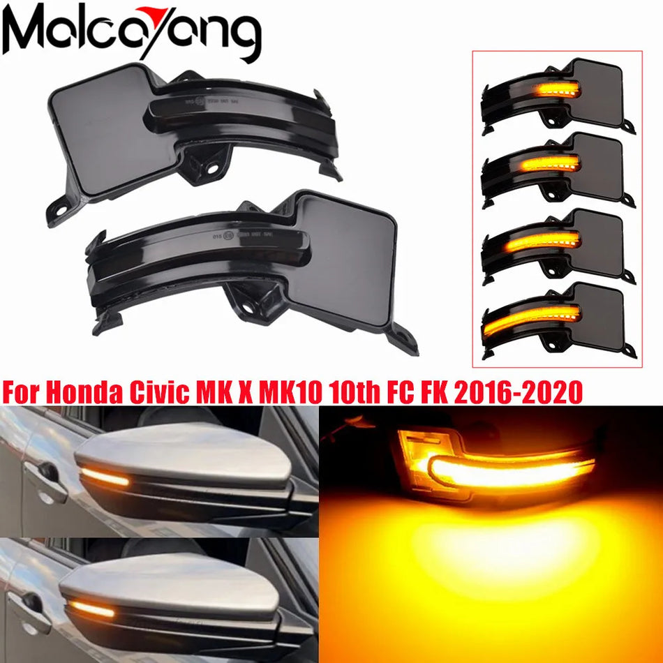 Luces de Señal de Giro LED Dinámicas para Honda Civic FK FC 10ª Generación