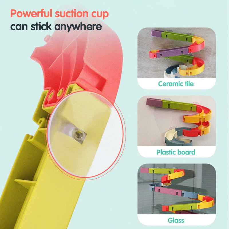 DIY Assembling Water Playing Track &ndash; Engaging Bath Time Fun