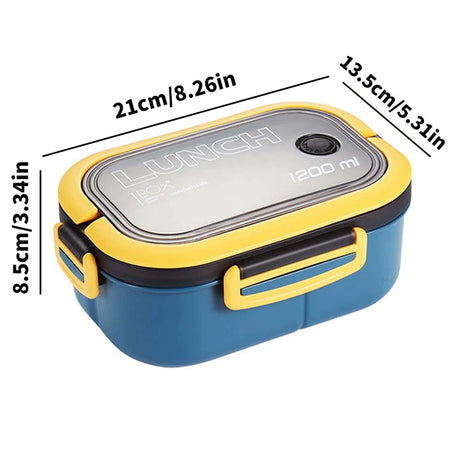 1200ML 2 Layer Bento Lunch Box &ndash; Leakproof And Portable