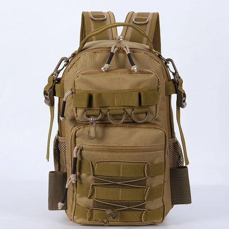 Lura Climbing Bag &ndash; Molle System for Tackle and Rod Holder Khaki