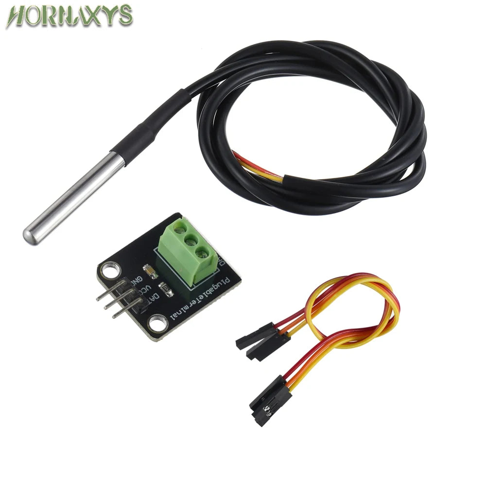 DS18B20 Temperature Sensor Module Kit &ndash; Waterproof Stainless Steel Probe