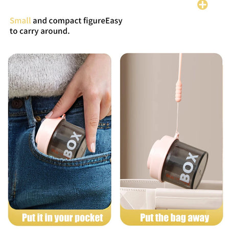 4 Compartment Small Pill Box &ndash; Moisture Proof Travel Organizer