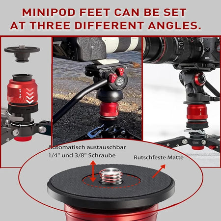 IFootage Cobra 3 Strike Monopod C180F-P &ndash; Spirit Level