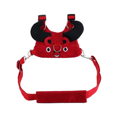 360&deg; Rotatable Anti-Lost Wrist Link Toddler Leash - Safety Harness for Outdoor Adventures Red Cattle