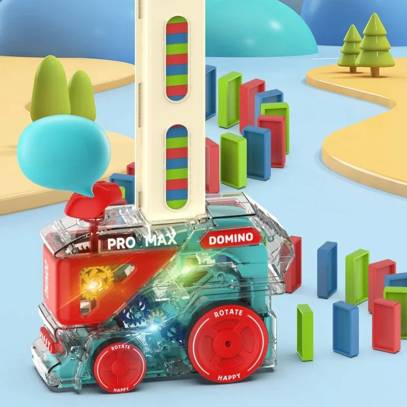 Domino Laying Train Set &ndash; Creative Educational Fun for Kids