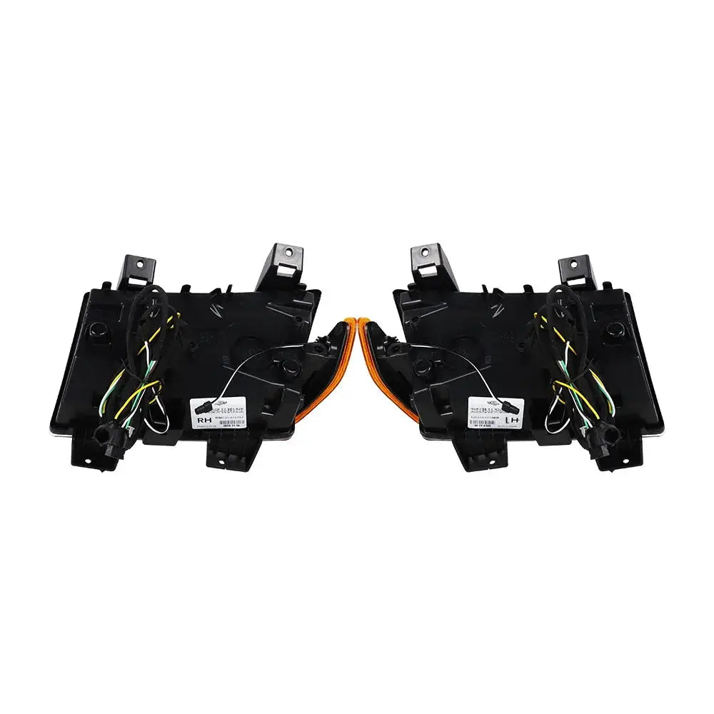 Front Fender LED Turn Signal Lights DRL Light with Side Marker Lights for Jeep Wrangler JL Sahara Rubicon 2018-2024 by InterCyprus Trading Ltd