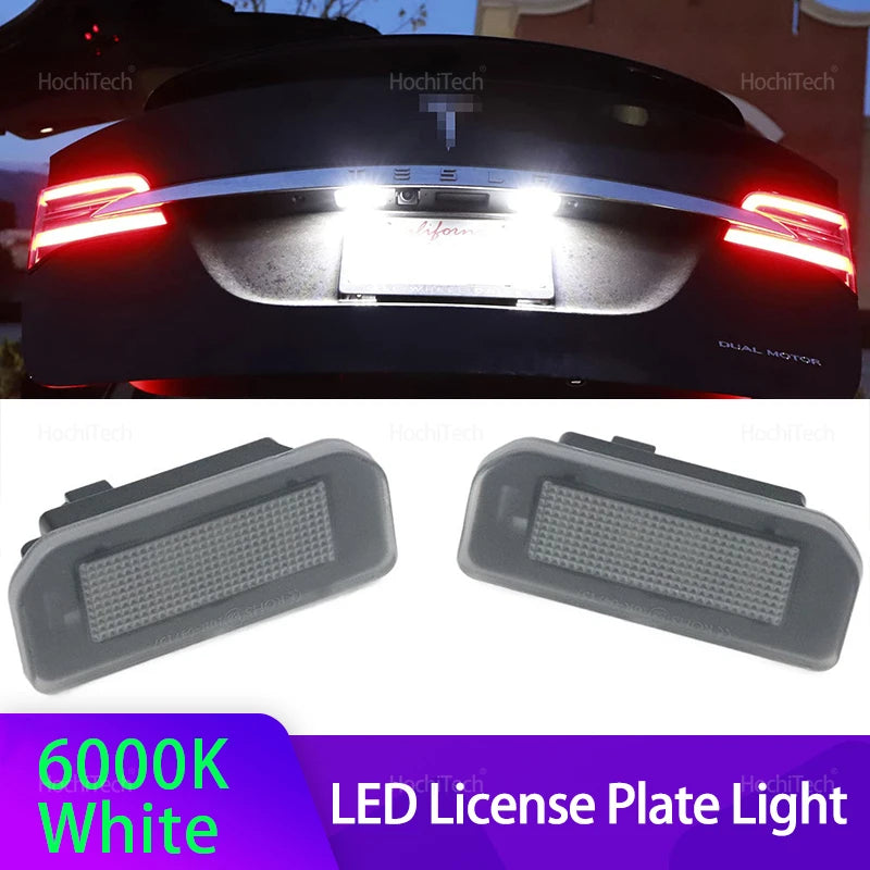 LED светлини за номер на кола 6000K бяло 2-Pack за Tesla Model 3 Model Y