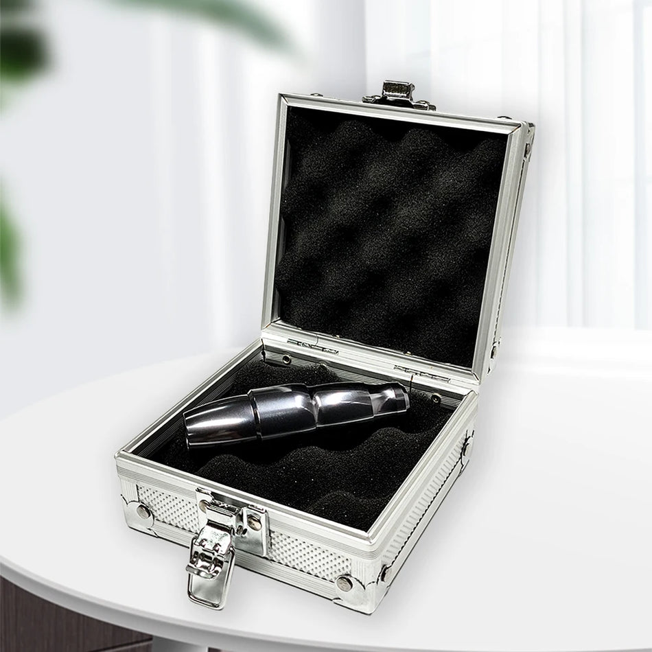 Estojo de Maquiagem e Tatuagem Multifuncional Portátil em Alumínio