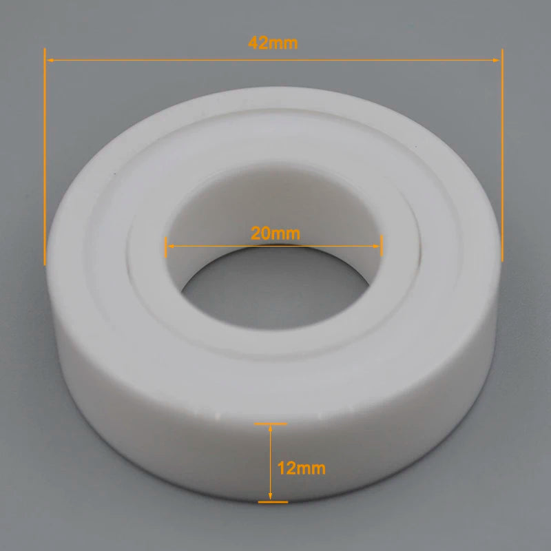 Ceramic Bearing 6000 Series 2RS &ndash; Ultra Low Friction 6004-2RS 20x42x12mm / CHINA