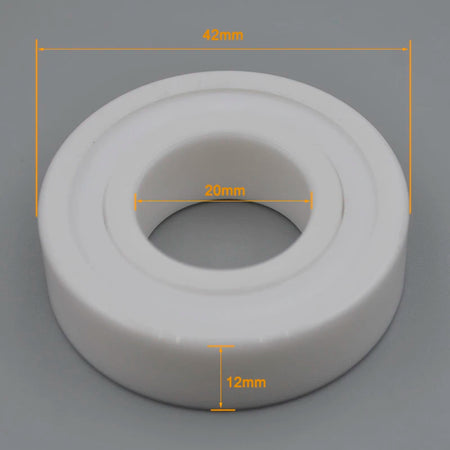 Ceramic Bearing 6000 Series 2RS &ndash; Ultra Low Friction 6004-2RS 20x42x12mm / CHINA
