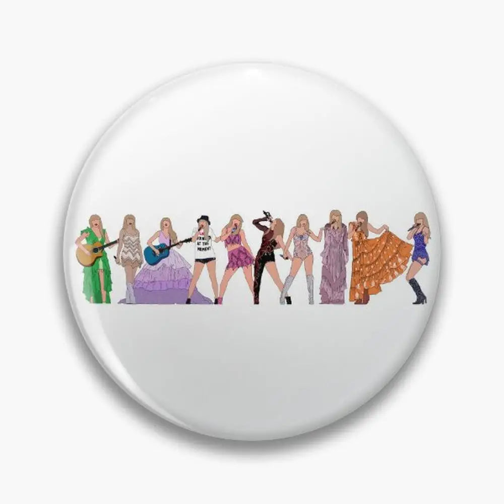 Eras Tour Custom Pin Buttons &amp; Brooches - Fashion Lapel Badges
