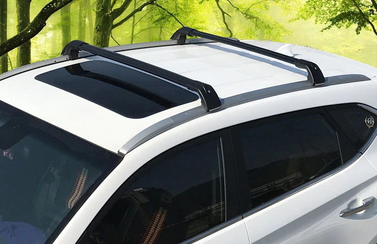 Geely Monjaro tvärstag med låsbart takräcke i aluminiumlegering, 2-delars set, passar 2023–2026