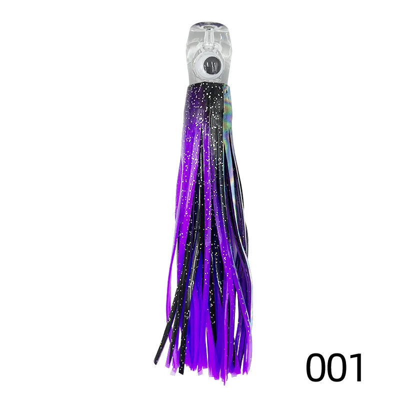 Premium Trolling Skirt Lures for Marlin, Tuna &amp; More - 16cm/25cm 001-25cm