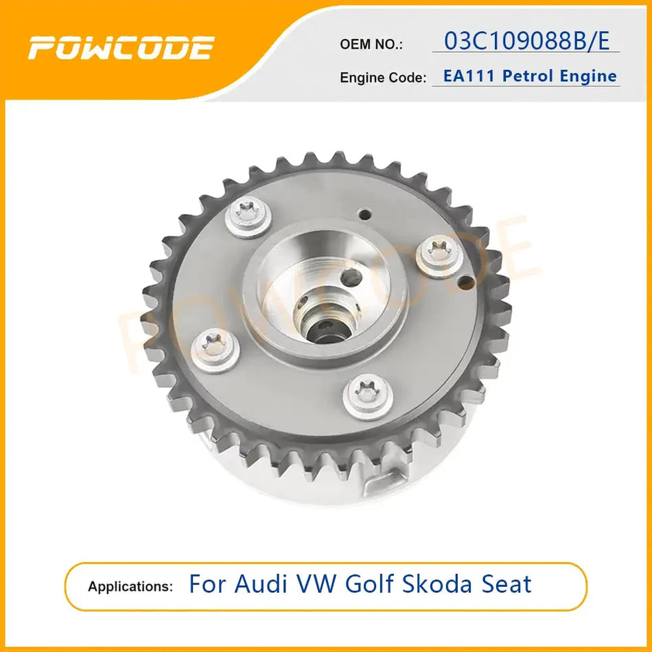 EA111 Engine Intake Camshaft Adjuster VVT Gear For Audi VW Golf Skoda Seat Car Accessorie 03C109088B 03C109088E by InterCyprus Trading Ltd