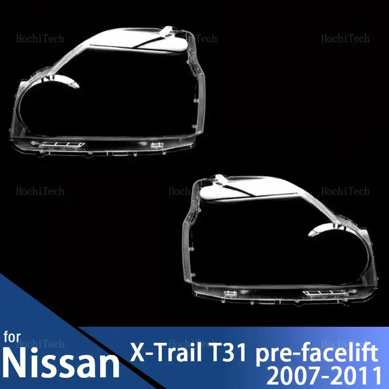 Headlight Cover Transparent Mask Lens Lampshade Headlamp Shell Polycarbonate For Nissan X-Trail T31 Pre-facelift 2007-2011 by InterCyprus Trading Ltd