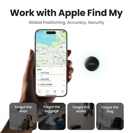 UGREEN SmartTrack Link: Apple Find My Compatible Bluetooth GPS Tracker
