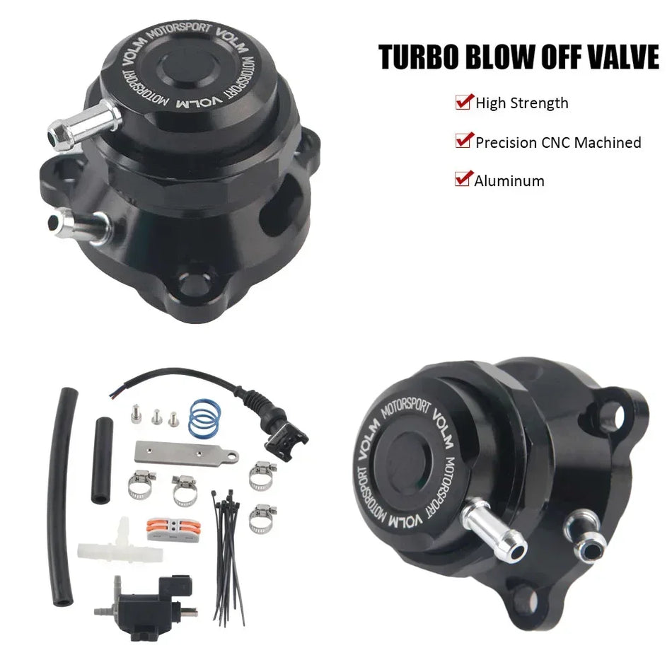 Kit de válvula de descarga de aluminio negro para BMW 135/235 F20 F21 F22 F23 F30 F31