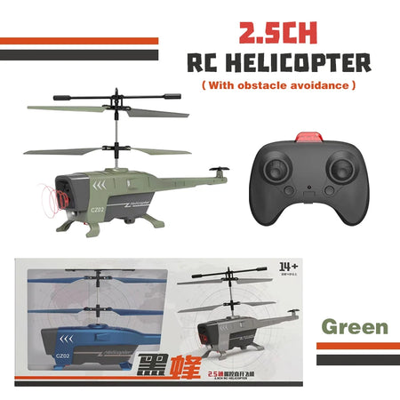 RC Helicopter 3.5Ch &ndash; Obstacle Avoidance Technology green 2.5CH