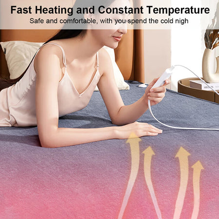Raugee 220V Electric Heating Blanket &ndash; Remote Thermostat