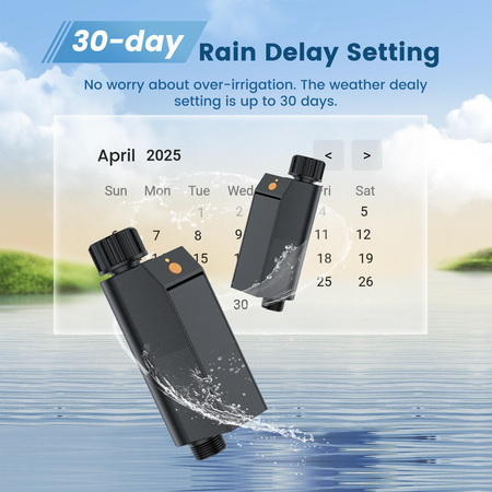 GIRIER Smart WiFi Programmable Water Timer for Efficient Garden Irrigation