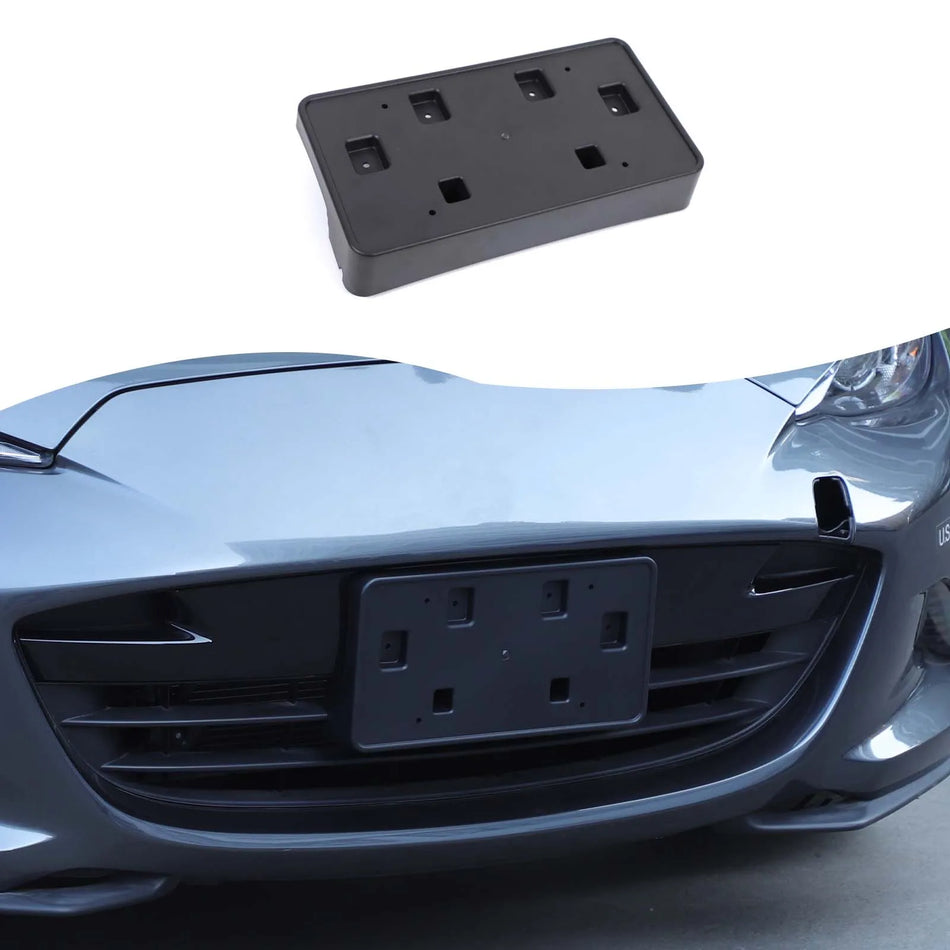 Supporto targa anteriore Mazda MX 5 ND ABS nero accessorio