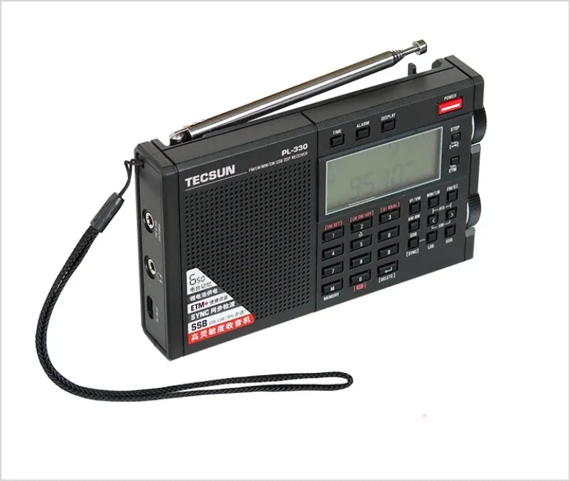 VIKEFON PL-330 Multi-functional Portable Radio with SSB DSP - Enhanced Sensitivity &amp; Selectivity, Global FM Reception, Auto Power-on