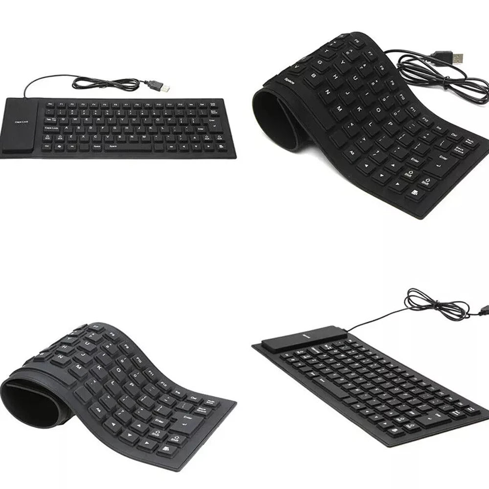 Portable Mini Keyboard 85 Keys &ndash; Foldable USB Keyboard