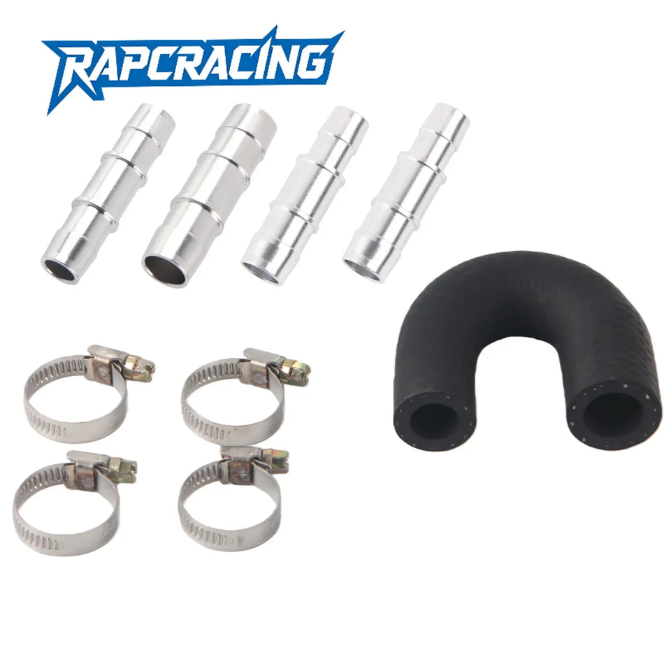 Aluminium-Motorheizkörper-Bypass-Kit mit 5/8 und 3/4 Schlauchanschlüssen