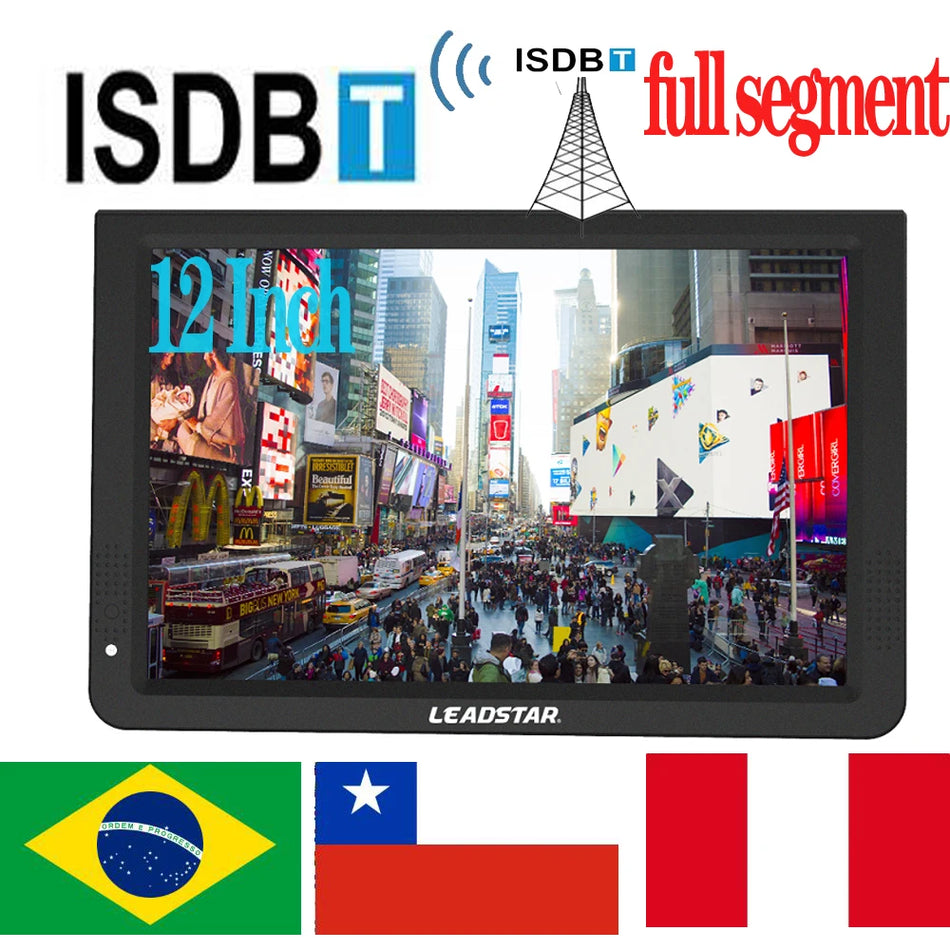 LEADSTAR D12 12 Inch Portable Digital TV with DVB T2 &amp; H265 Default Title
