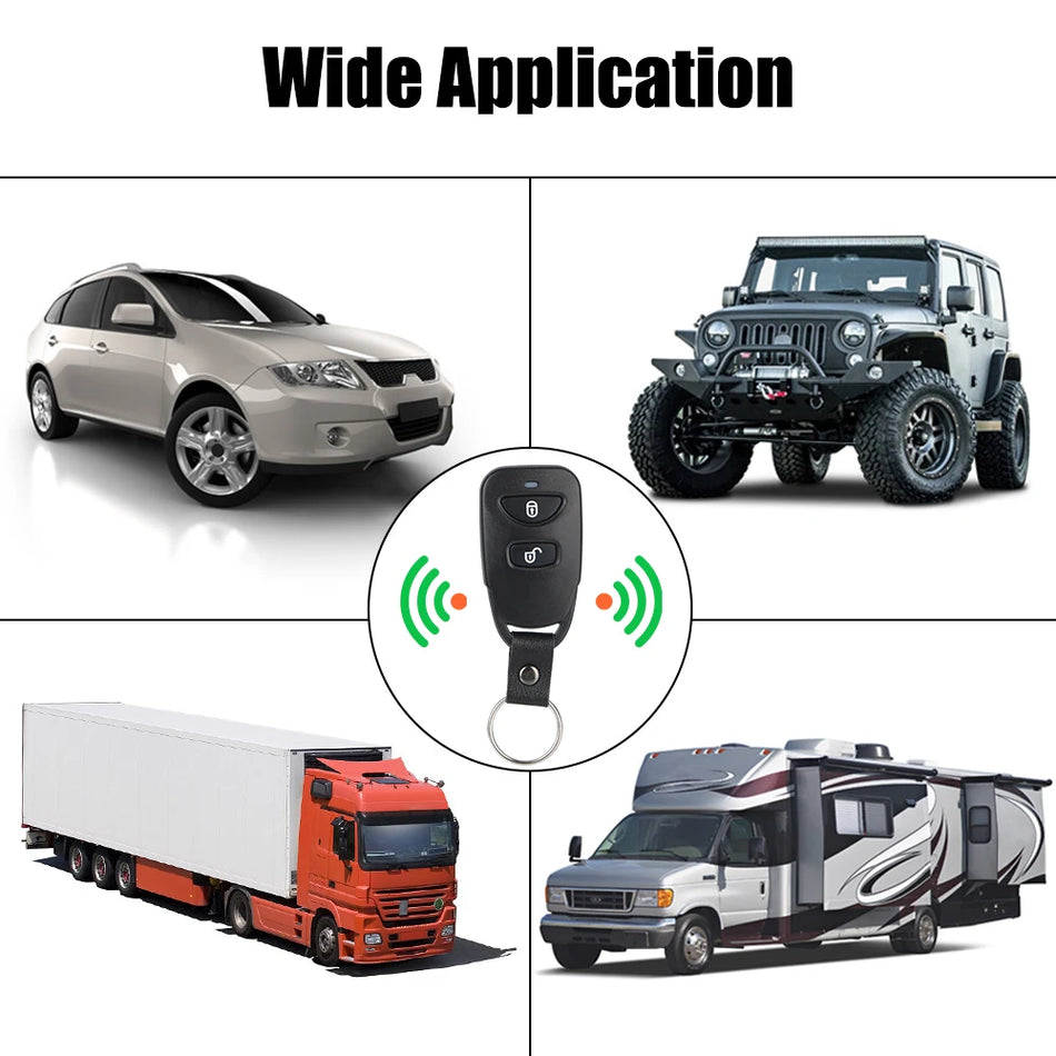 Universele Auto Afstandsbediening Centrale Vergrendelset Met Sleutelloze Systeem 12V