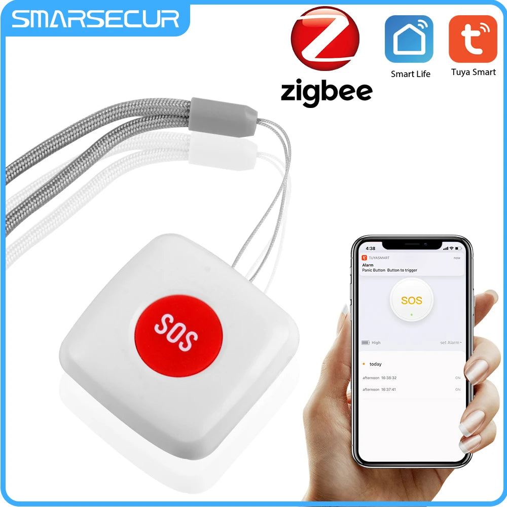 SMARSECUR TUYA ZigBee ZB-SOS-2 &ndash; Elderly Emergency Button