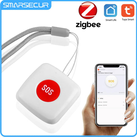 SMARSECUR TUYA ZigBee ZB-SOS-2 &ndash; Elderly Emergency Button