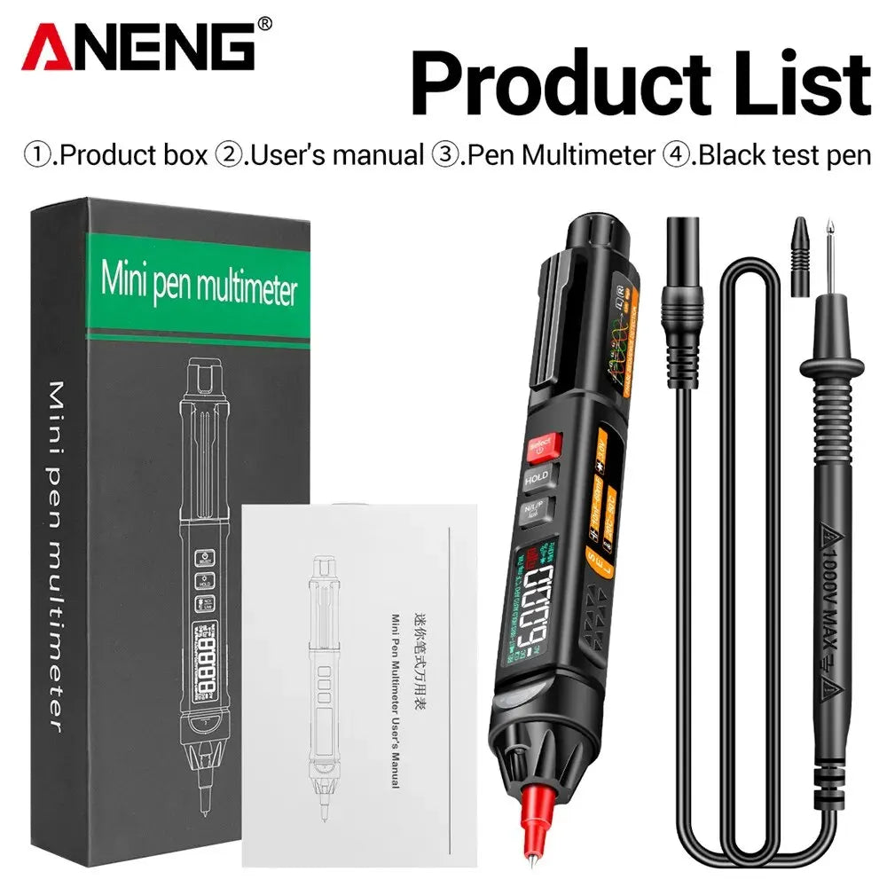 ANENG A3009 Mini Digital Multimeter Pen &ndash; Smart Voice Broadcast Testing A3009
