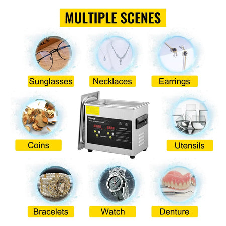 Ultrasonic Cleaner 2L To 15L Portable Dishwasher