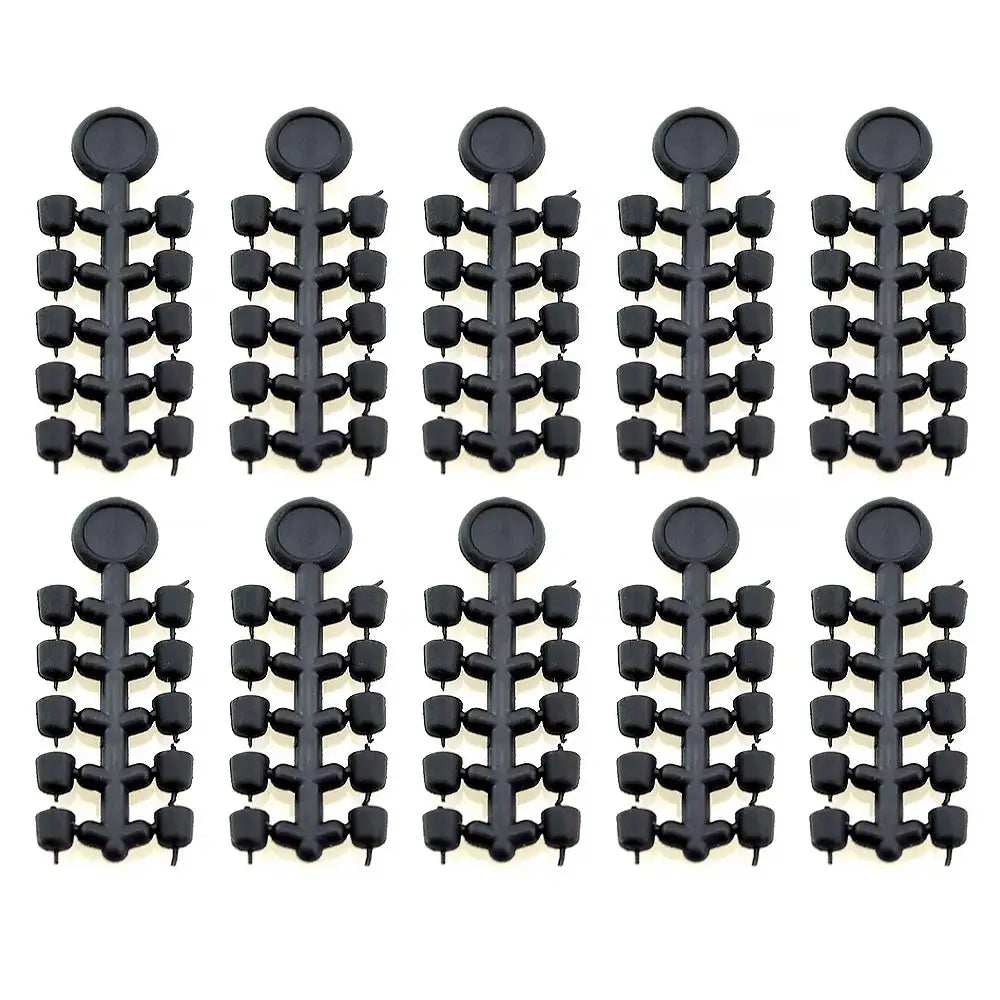 Carp Fishing 50Pcs Rubber Beads Hook Stops For Chod Rigs Hook Stop Beads