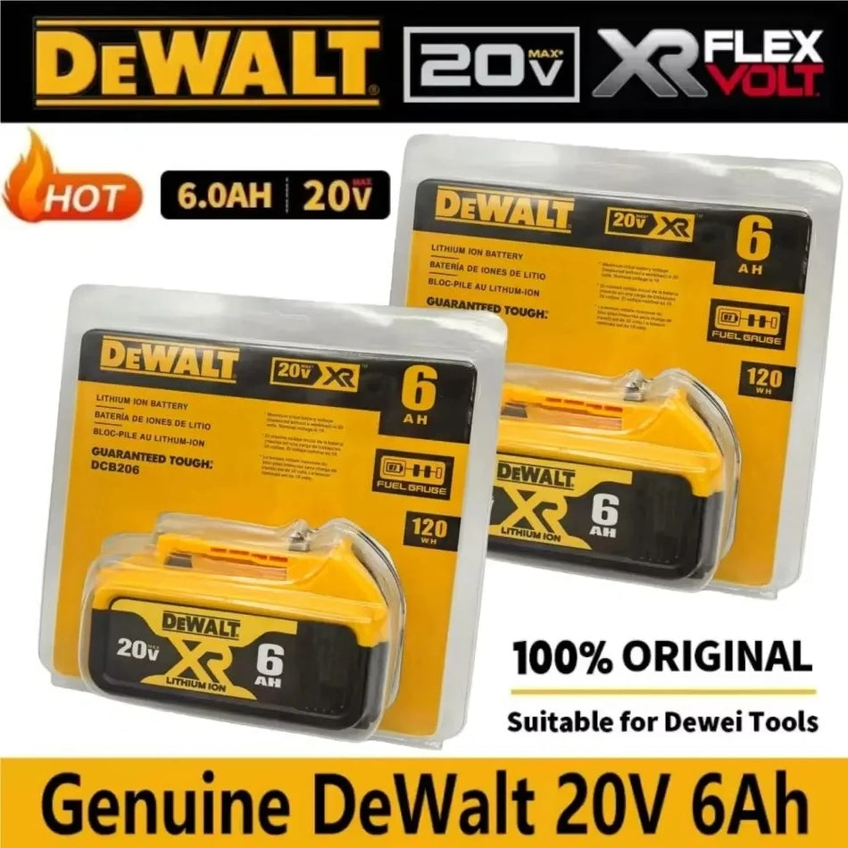 20V Max 5Ah Li Ion Battery For DeWalt Cordless Power Tools