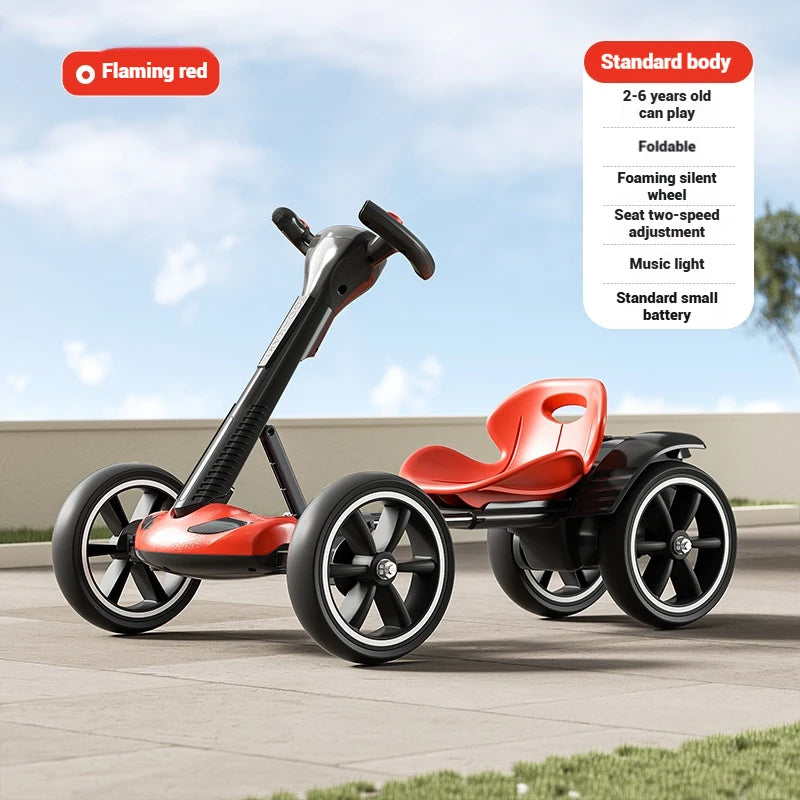 GIOIO Kids Electric Ride-On Car - Remote Control Fun Standard