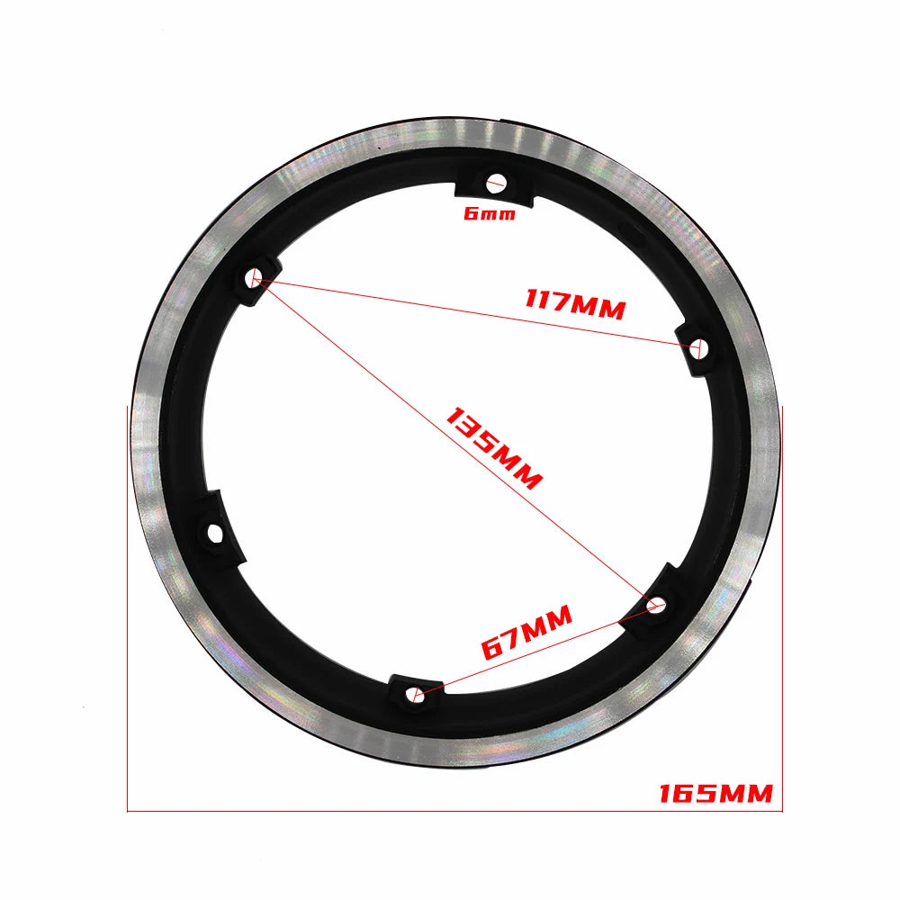 Separable Motor Wheel Hub Ring for Speedual &amp; Zero 10X Electric Scooters black