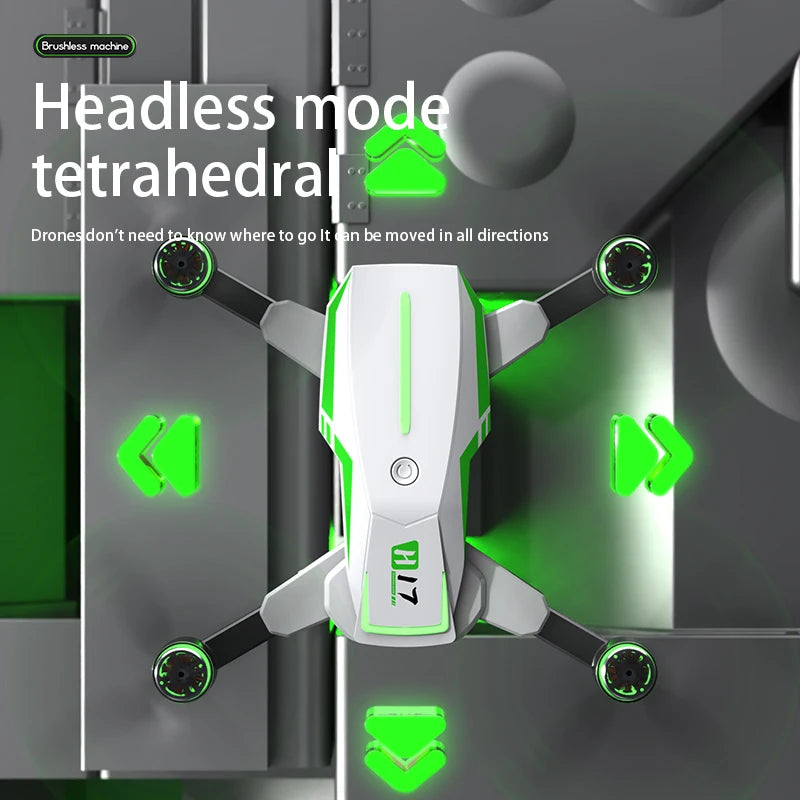 Drone Quadcopter Conusea H17 com Motores Brushless, Câmara Dupla 4K, FPV