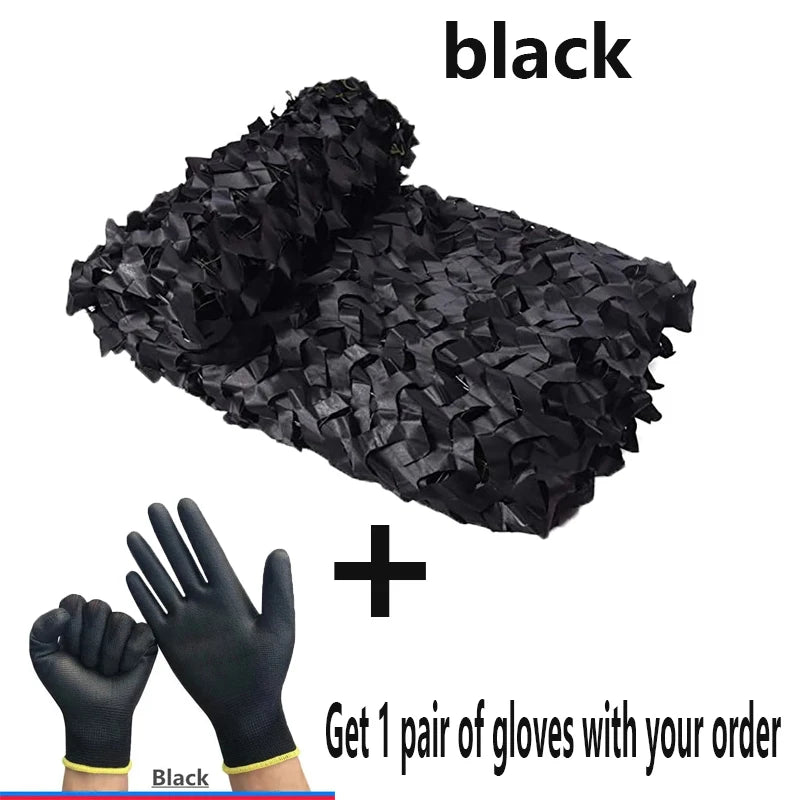 Outdoor Camouflage Shade Net &ndash; Versatile Sunshade for Gardens, Cars, and More