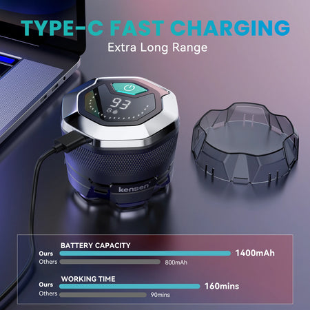 KENSEN 6D Electric Head Shaver for a Perfect Bald Look