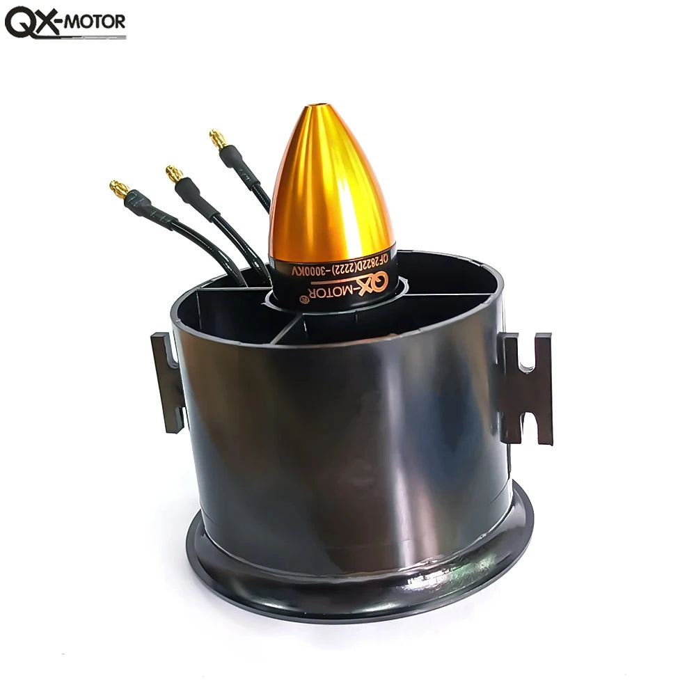 QX-MOTOR 70mm EDF Ducted Fan QF3027 QF2822 QF2827 &ndash; Strong 3000KV EDF / CHINA