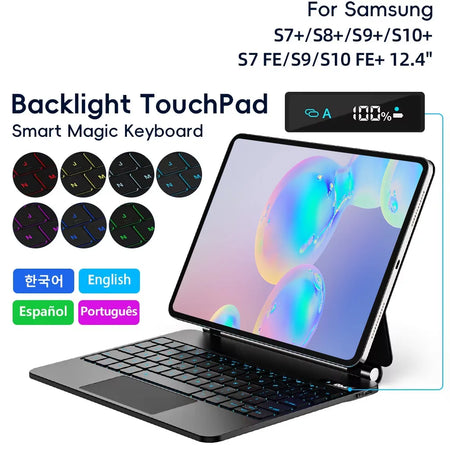Magic Keyboard Case Galaxy Tab S9 Plus &ndash; Backlit Trackpad