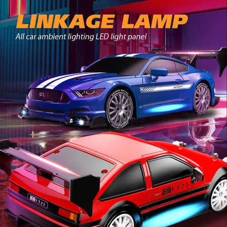 GTR Mustang AE86 1:24 Remote Control Drift Car for Kids