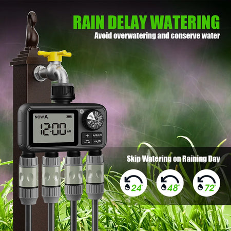 Eshico HCT-M09 &ndash; 4 Zone Smart Irrigation Timer System