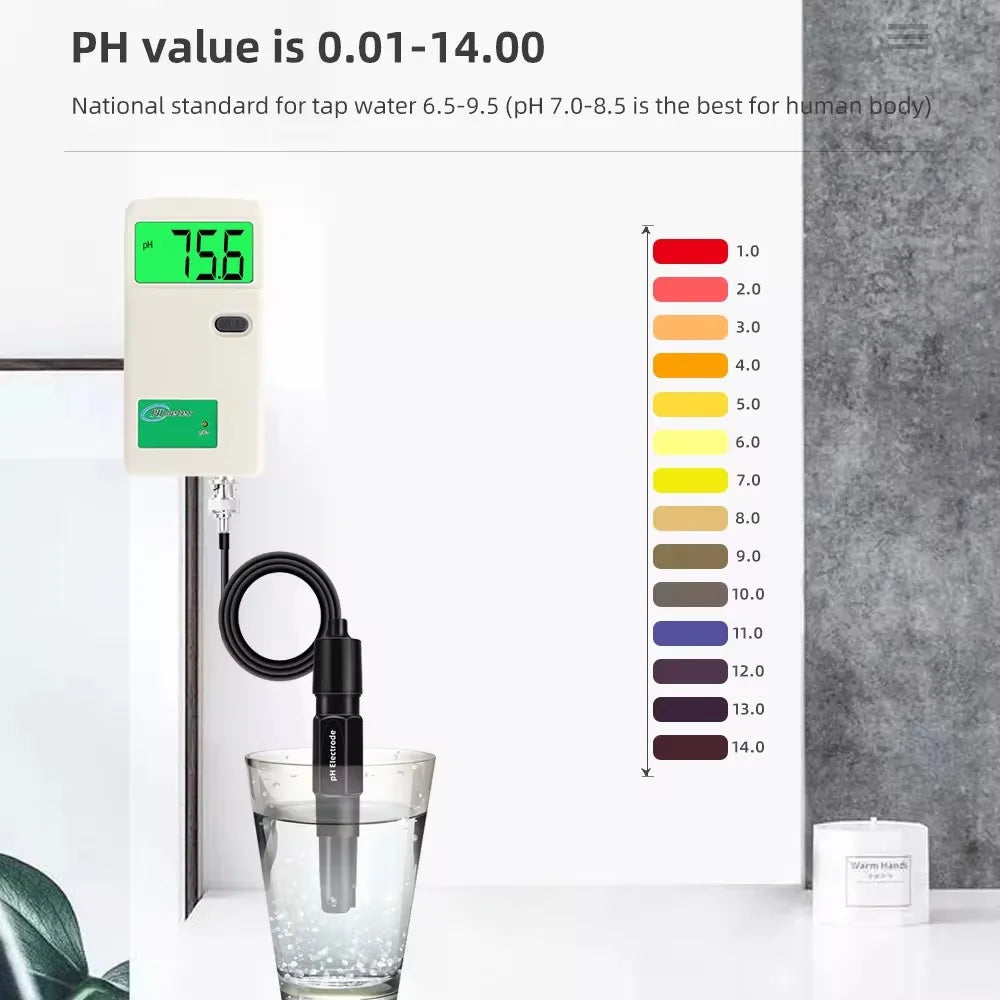 PH-3012B PH Meter - Backlit Digital Precision Water Testing