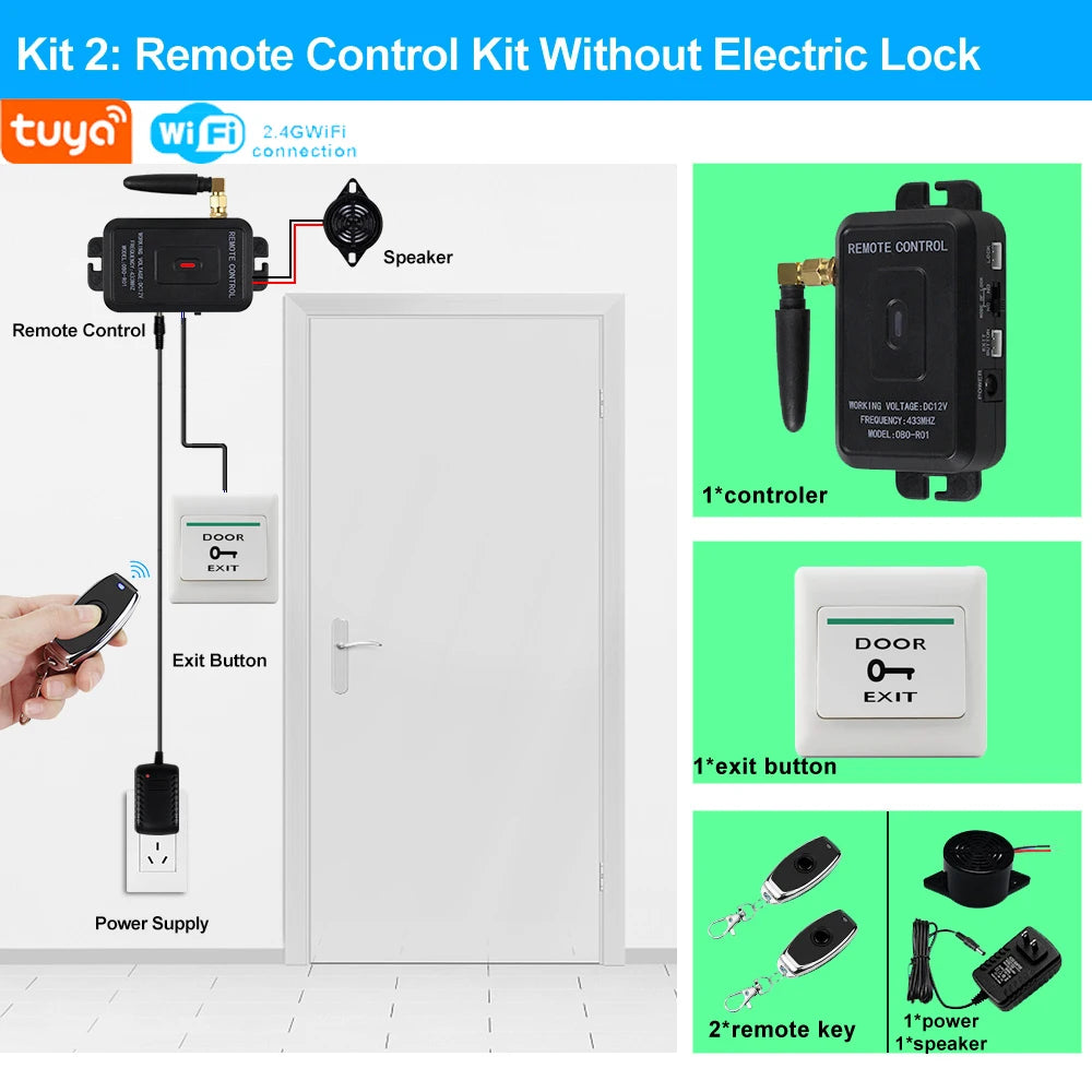 R01 - Smart Wifi Tuya Access Control Kit Remote Unlock Kit 2