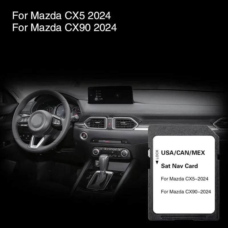 Gps Navigation SD Card Mazda CX5 CX90 &ndash; NA Map Update